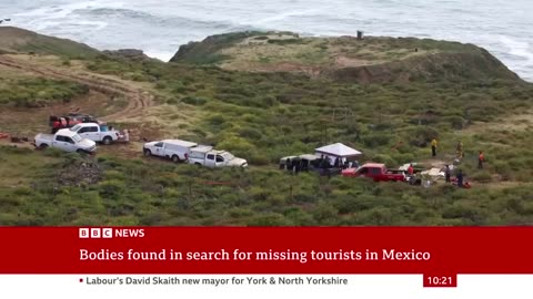 Bodies found in search for missing Mexican tourists _ BBC News