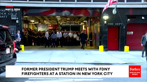 [2024-05-02] Former President Trump Brings Pizza To FDNY Firefighters In New York City