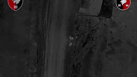 ‼️ Footage of the night hunt for russian occupiers