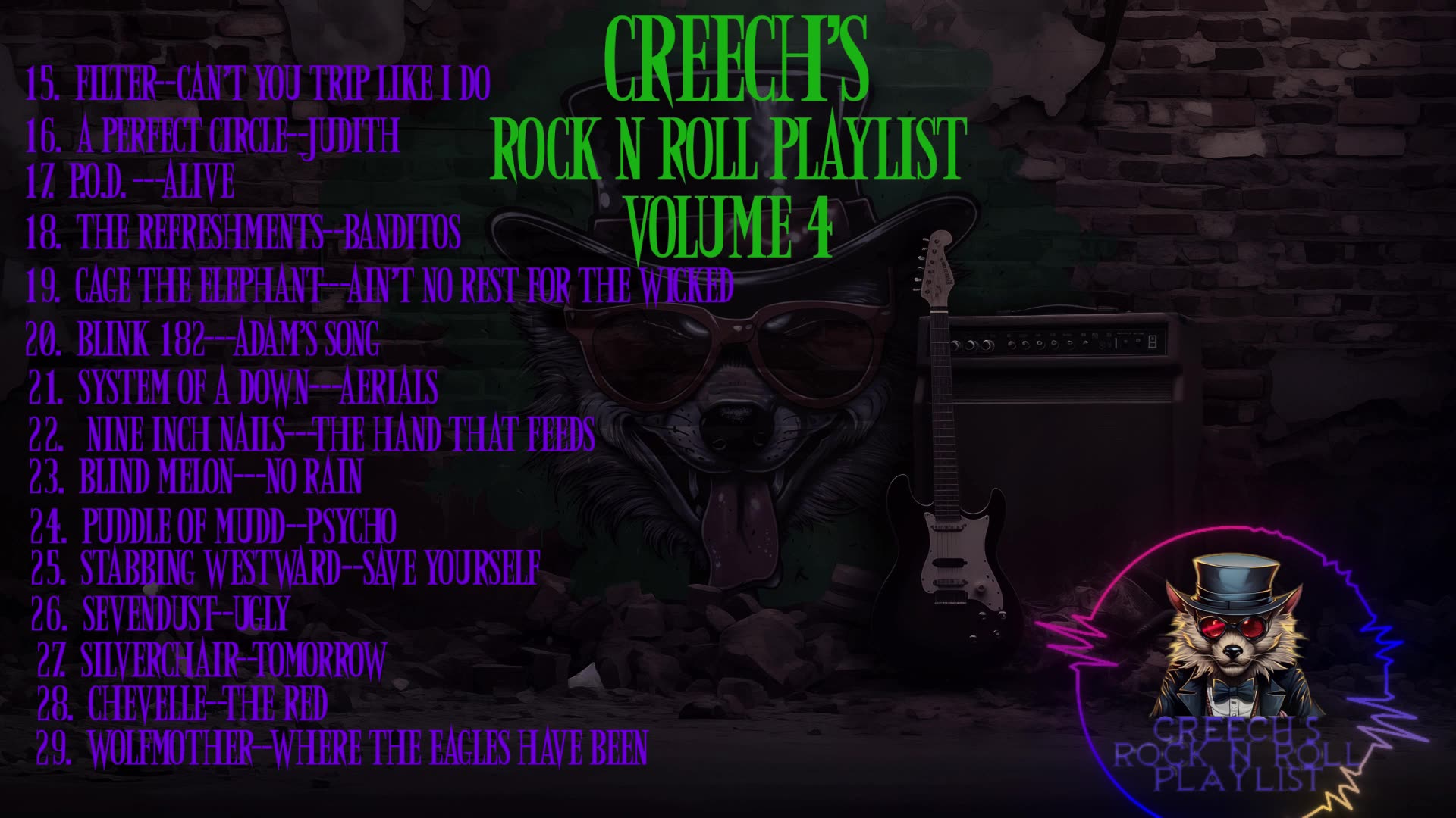 Creech's Rock n Roll Playlist Volume 4