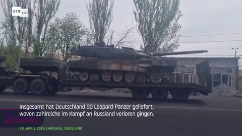 Nato Waffen in Russland präsentiert