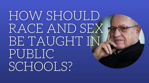 How should race and sex be taught in public schools?