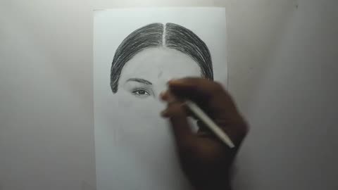 Selena Gomez Best Look Pencil Drawing