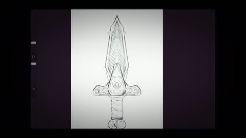 Let's Draw with Nate Lindley - Sketching a Fantasy Dagger (Concept Art)