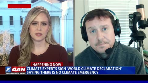 Climate experts sign "World Climate Declaration" saying there's no climate emergency