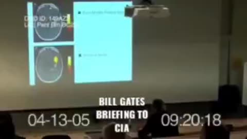 SHOCKING 😳 Bill Gates In Secret Presentation To CIA~Talking About Different Parts Of The Brain And How They Can Be Controlled With Drugs And Vaccines