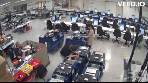 Maricopa Election Officials Illegally Breaking Into Sealed Election Machines