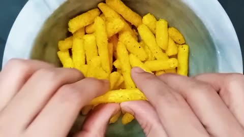 Satisfying Crushing Potato Sticks ✅💥💯