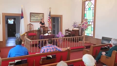 Vernon Chapel Communion Sunday Service (1st John Ch.8:1-11) led by Brenda Lewis 5/5/2024