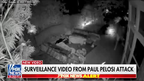 MORE FOOTAGE! Surveillance Video Shows DePape Breaking Into Pelosi Home