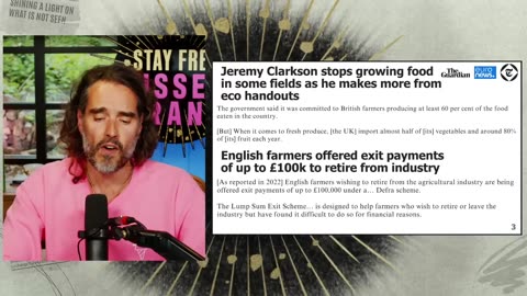RUSSEL BRAND “There’ll be NO FOOD LEFT And It'll Be WAR” – Farmers Expose WEF Agenda