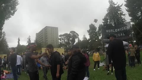 Boy's Stomach Ache Healed by Red Pill Army Member!!! Street Ministries 7 RPA Revival Oakland 2021