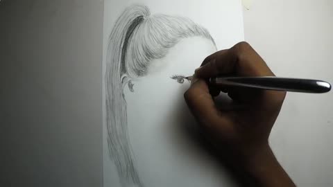 Ariana Grande Best Look Pencil Drawing