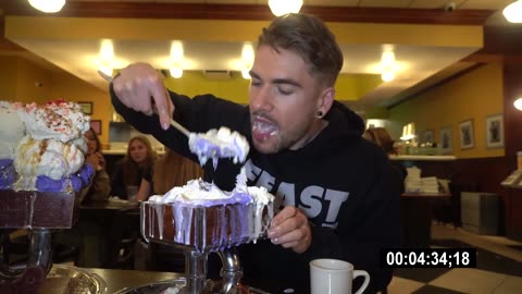 OVER 3000 PEOPLE FAILED THIS.. 16LB FAMOUS FOOD CHALLENGE From MAN VS FOOD With Adam Richman