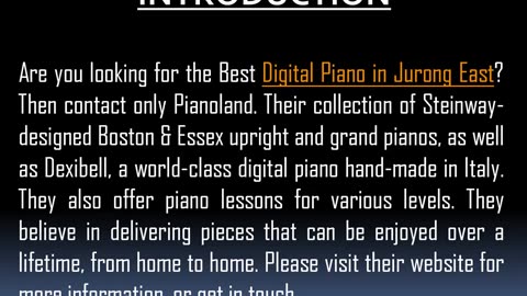 Best Digital Piano in Jurong East