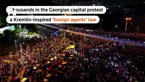 EU & US Condemn Georgia's 'Foreign Agents' Bill Amid Protests | Amaravati Today