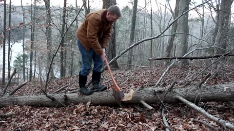 HUGE Ax Restoration - 8 lb Antique Hewing Axe Head