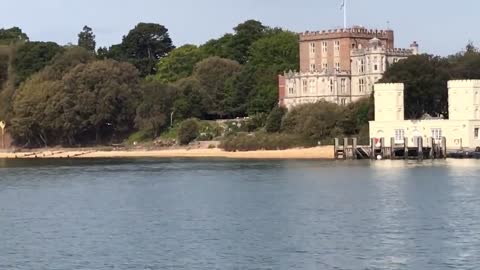 Leaving Poole Harbour and passing Brownsea Island