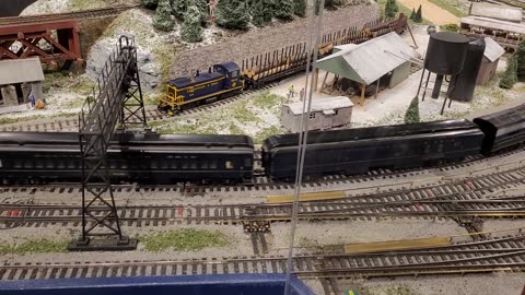 Cincinnati Union Terminal Museum . B&O's 1936 O Gauge layout that used to be at CG&E.🚂 AC Gilbert CO