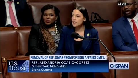 AOC just threw an utter temper tantrum on House floor after Ilhan Omar REMOVED