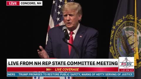 President Trump in New Hampshire re April Fools Day in America | 1-28-23