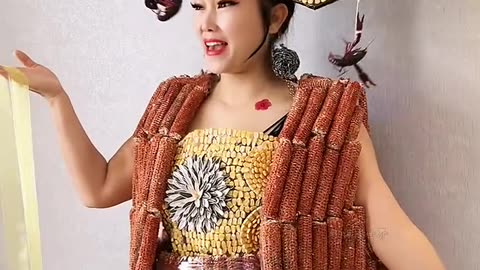 This rural sister became popular on the Internet because she imitated Empress Wu Zetian