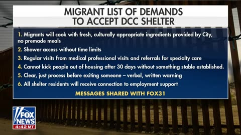 Migrants release 'list of demands' for liberal city_ 'No premade meals' Fox News
