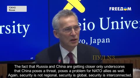 Stoltenberg-that NATO brings freedom and demo(n)cracy to everyone
