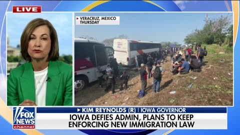 DOJ Threatens IOWA Governor For Enforcing Immigration Law