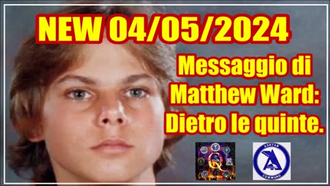 NEW 04/05/2024 Matthew Ward: Dietro le quinte
