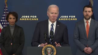 ‘Our plan is working’: President Biden reacts to January jobs report