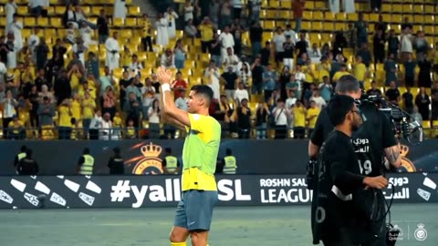 Ronaldo leads Al-Nassr celebrations after beating Al-Wehda