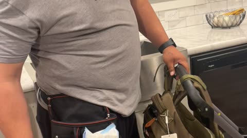 Dad Makes Own Version of Diaper Bag