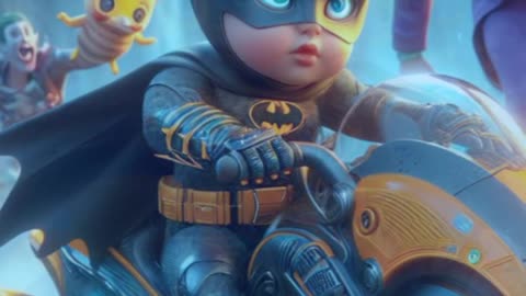 😎😋 Baby Batman Chased JoKer