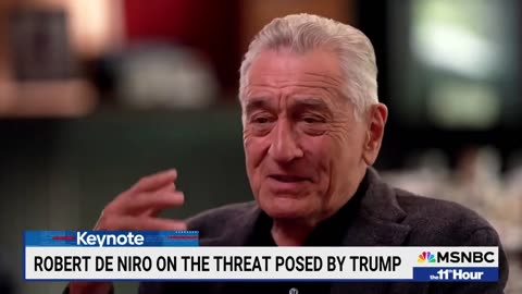 Robert De Niro compared Donald Trump to the MUSTACHE MAN.