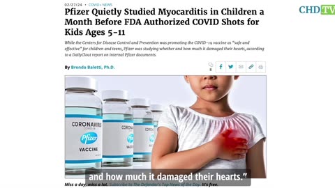 Pfizer Knew The Shots Caused Myocarditis.