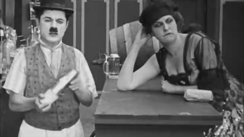 He's in Again - Billy West & Oliver Hardy (Laurel & Hardy) Chaplin Double