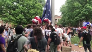 EPIC: UNC Frat Boys Defend The American Flag From Anti-American Protestors In Iconic Clip