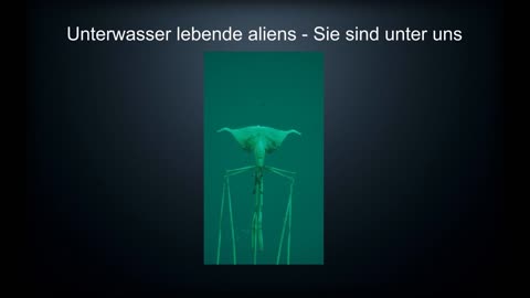 Unterwasser lebende aliens sind unter uns - Taucher in Gefahr