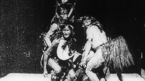 Buffalo Dance (1894 Original Black & White Film)