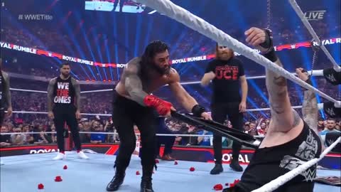 Finally Sami Zayn attack Roman at Royal Rumble 2023