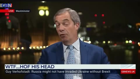 Nigel Farage hits out at 'militarist' EU over Ukraine