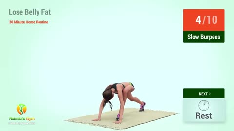 30 minutes exercise belly fat burn