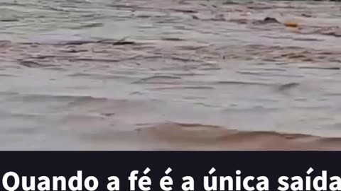 FAMÍLIA FICA SEM SAÍDA NO RIO GRANDE DO SUL...