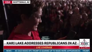 President Trump Calls in at Kari Lake’s Save Arizona Rally!