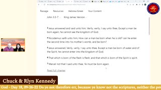 God is Real: 09-26-2022 The Knowledge of God Day 18th - By Pastor Chuck Kennedy