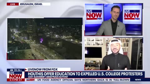 Houthi rebels offer 'education' to US college protesters