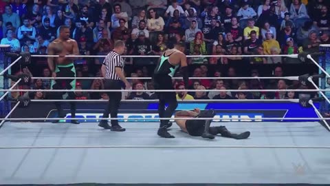 WWE SMACKDOWN Luke Gallows & Karl Anderson VS Angelo Dawkins & Montez Ford