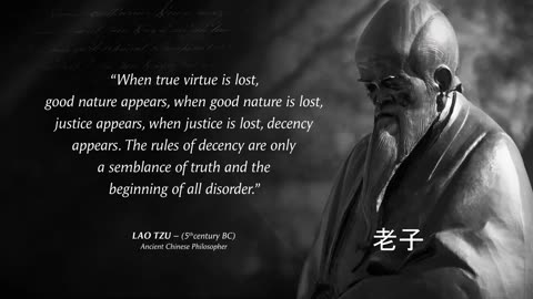 Lao tzu's quotes which are better known in youth to not to regret in old age