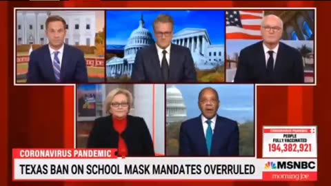 Morning Joe on MSNBC Panel Discusses Elon Gerberg's Comments on Ending Mask Mandates